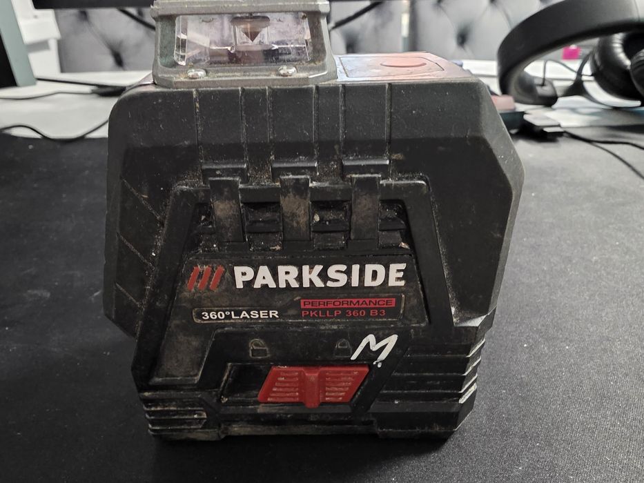 Laser krzyżowy, poziomica laserowa parkside pkllp 360 b3