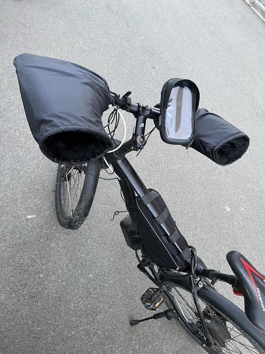 Рукавиці перчатки муфти на руль велосипеда скутера