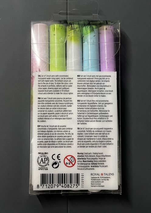 Canetas brush pen da Ecoline