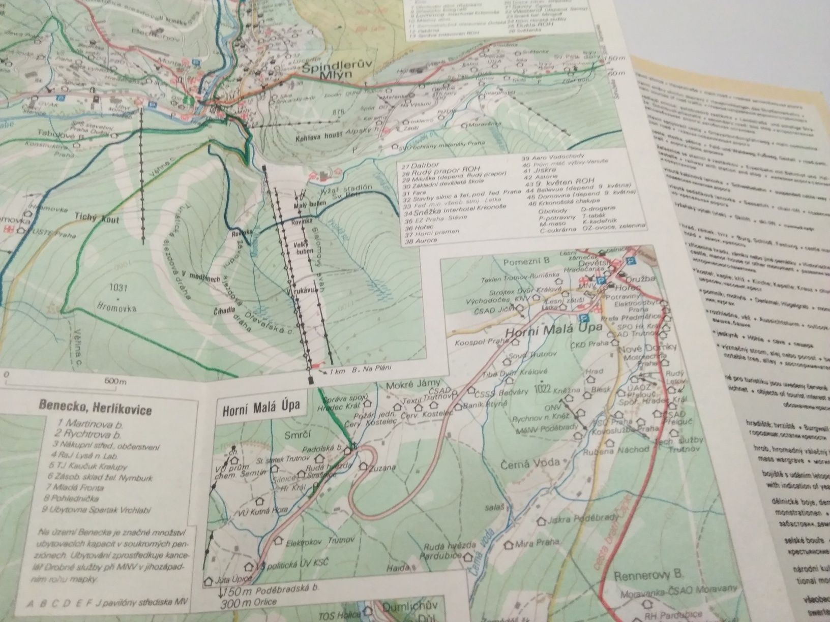 Mapa Karkonoszy Czeskich