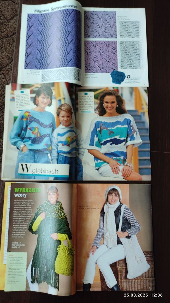 Burda, Diana, modne wzory i dzianiny