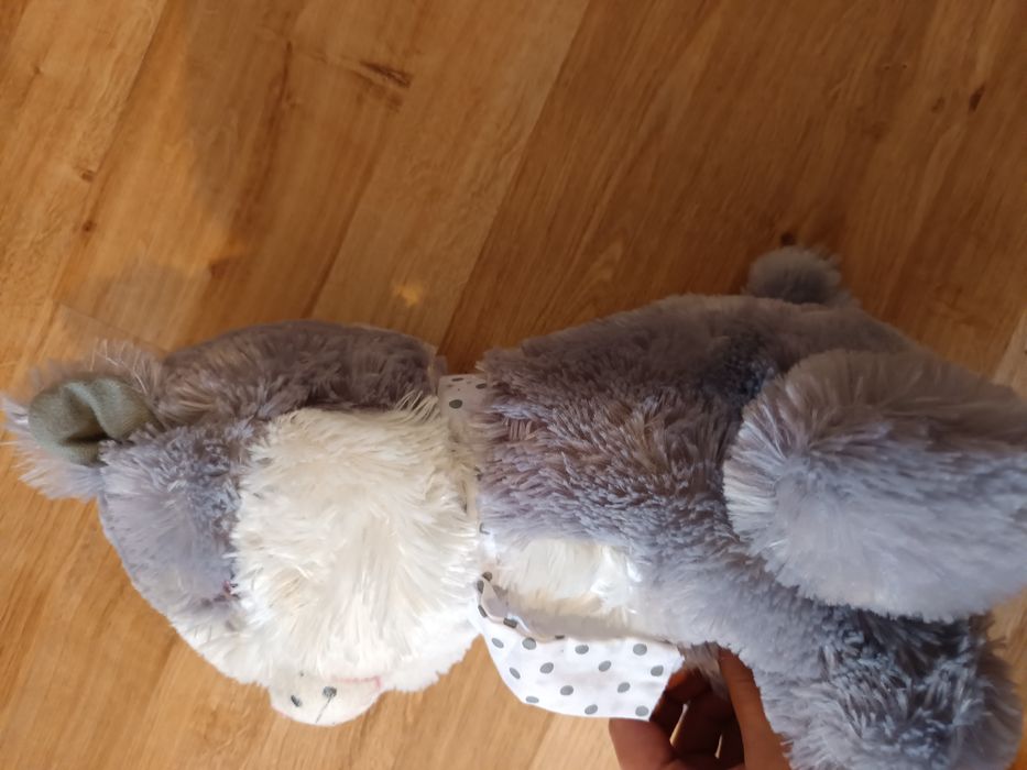 Nr336) maskotka przytulanka kotek kot siedzi