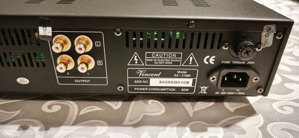 Przedwzmacniacz hybrydowy Vincent SA -31 MK