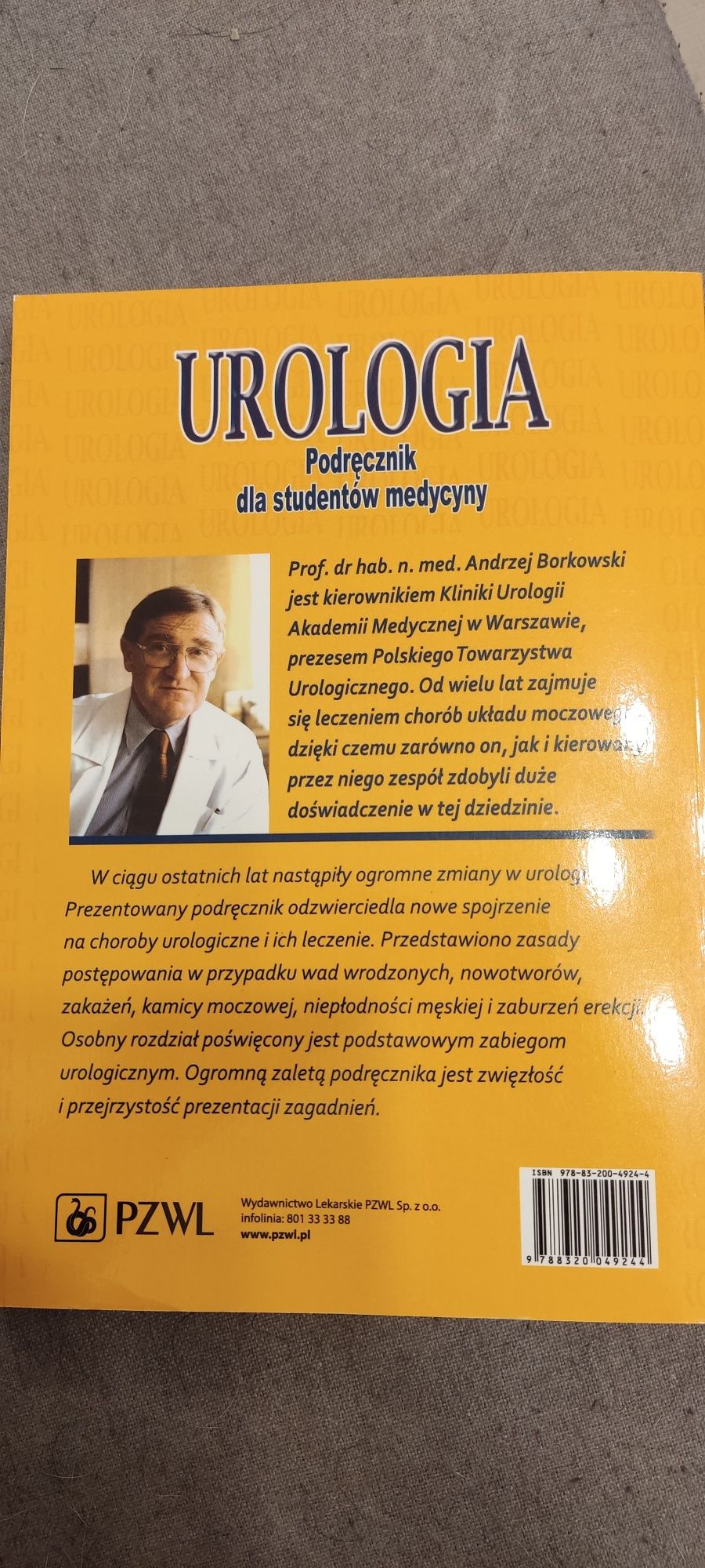 Urologia Podręcznik dla studentów medycyny Andrzej Borkowski