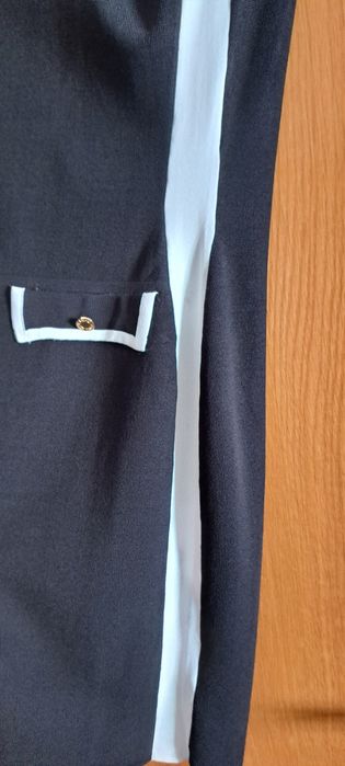 Vestido preto em malha  Ralph Lauren