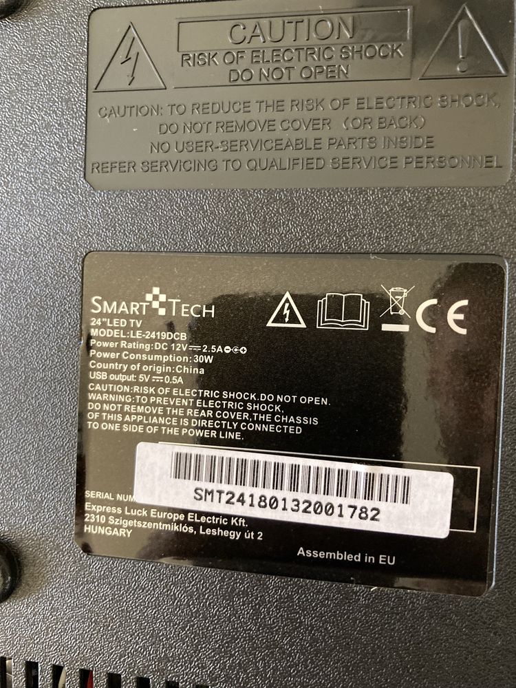 Tv Smart Tech 24” led tv