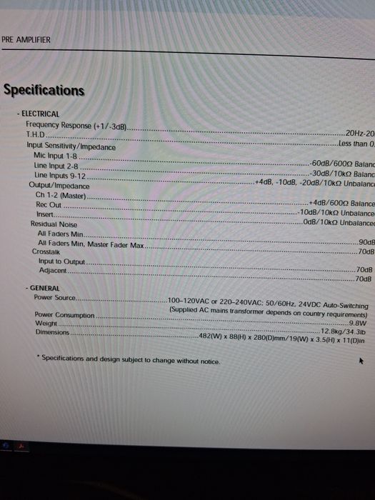 Inter M PP 9214 Pre Amplificador