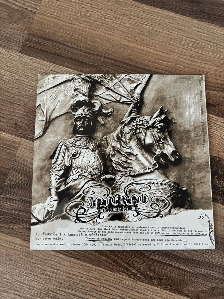 Inferno/ Amalek- Gold Tribute For Idea/ Feuervogel mini EP 7’’