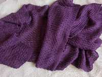 Ажурний шарф (демі, одяг, фіолетовий)