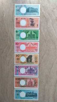 piękne nowe kopie banknotów polskie miasta