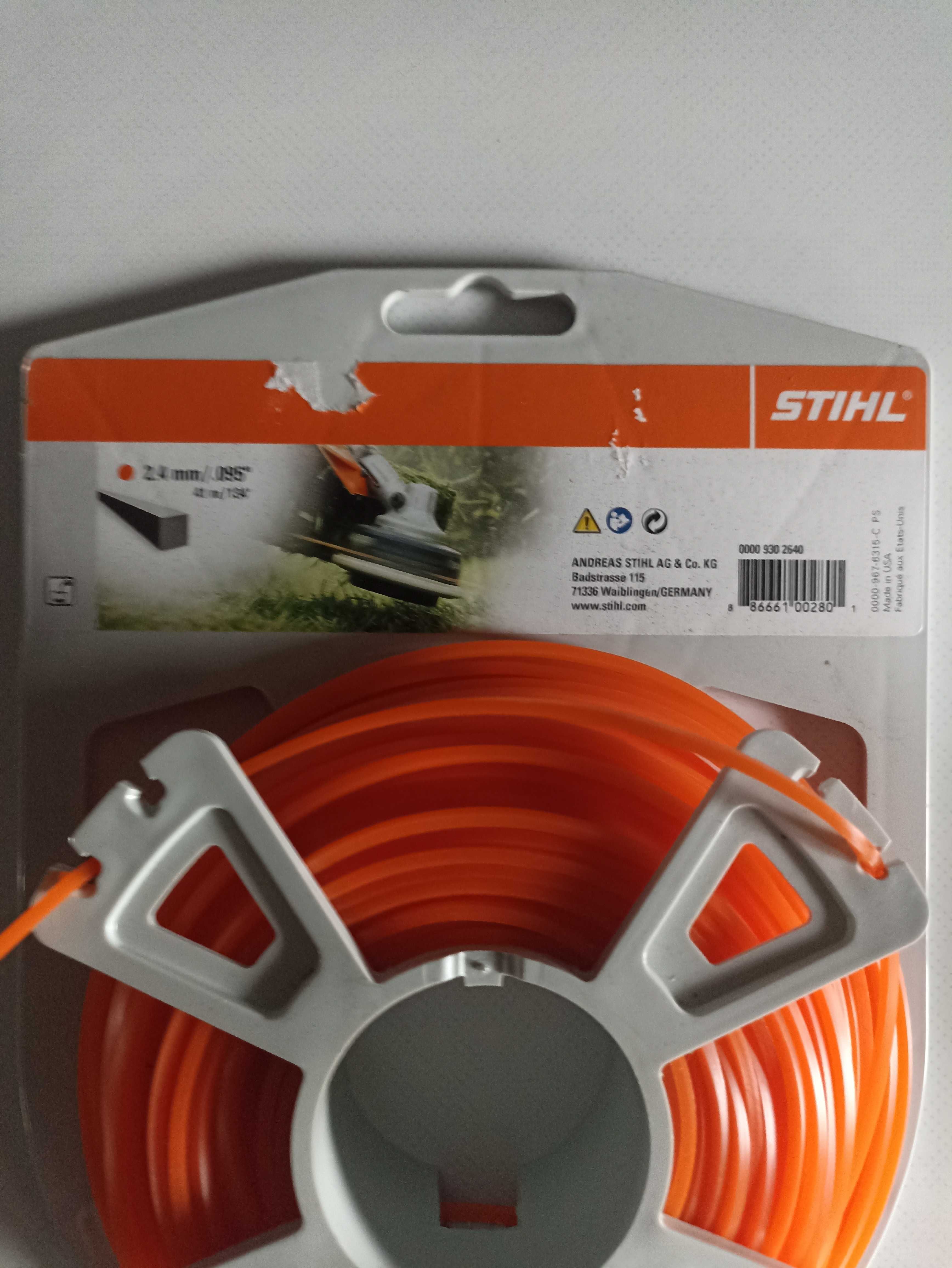 Żyłka tnąca 2,4mm do kosy Stihl