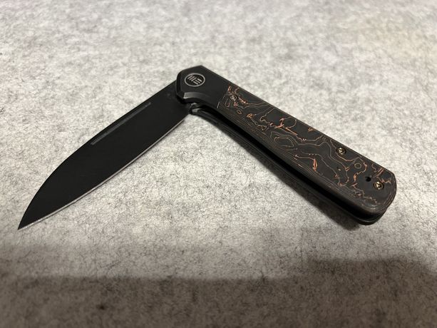 Nóż składany EDC WE Knife Soothsayer Titanium with Copper CPM 20CV