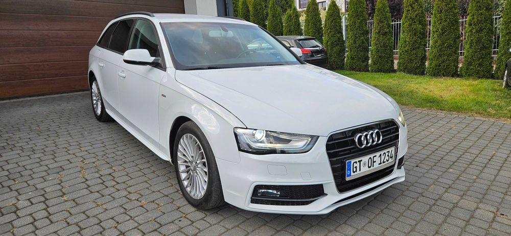A4 B8 2015r. 2.0 TDI 150KM 190tys km S-LINE Biała Perła PIĘKNA!!!