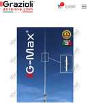 Grazioli Gmax antena 10 e 11m CB