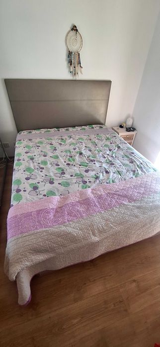 Somier cama + Colchão + Cabeceira