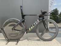 Factor Hanzo Frameset Carbon M 54 Triathlon TT Rama Di2 Black INC