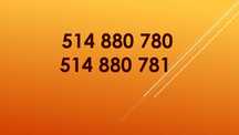 Złote numery 514_880_780 i  514_880_781