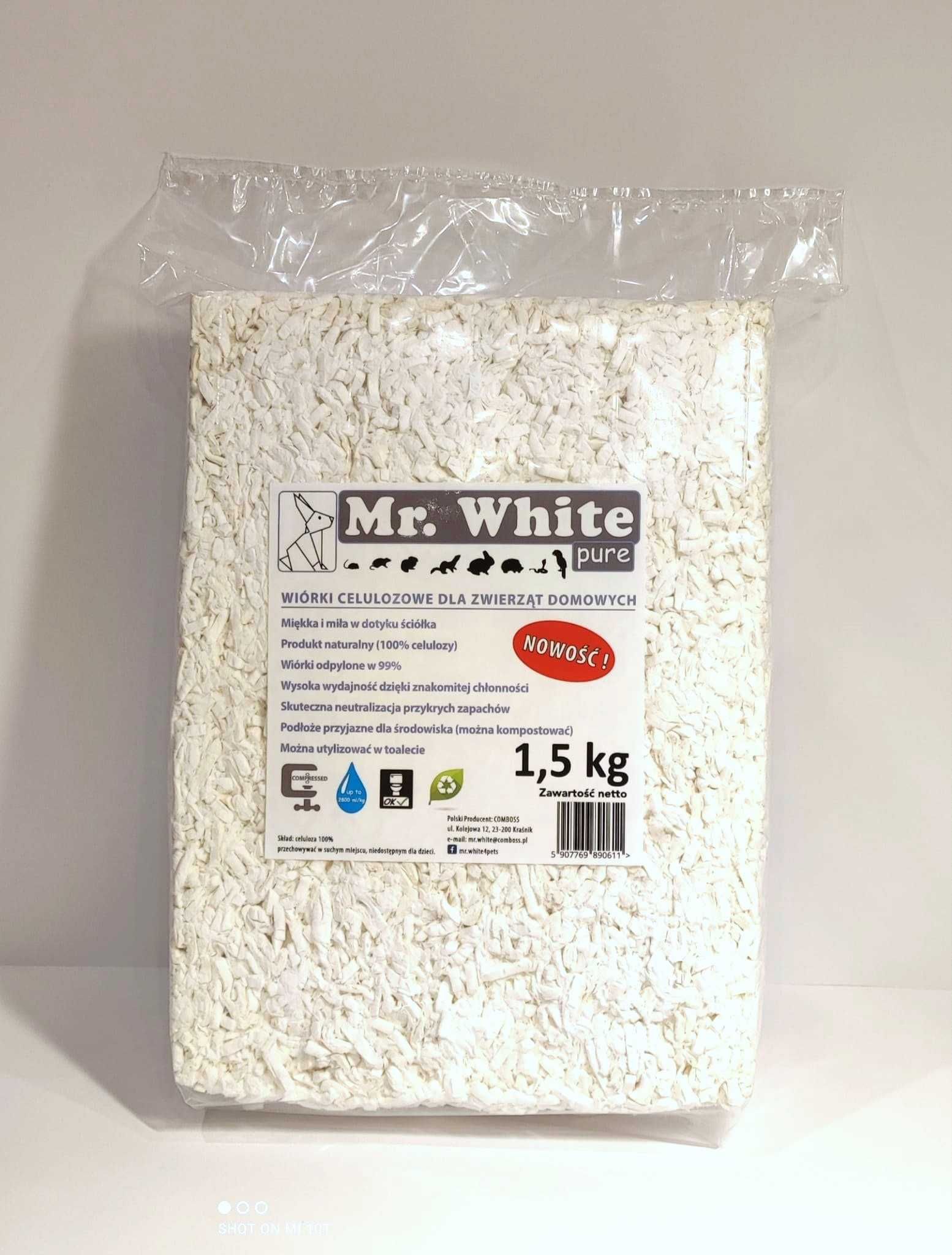Wiórki celulozowe 1,5 kg Mr.White 15l
