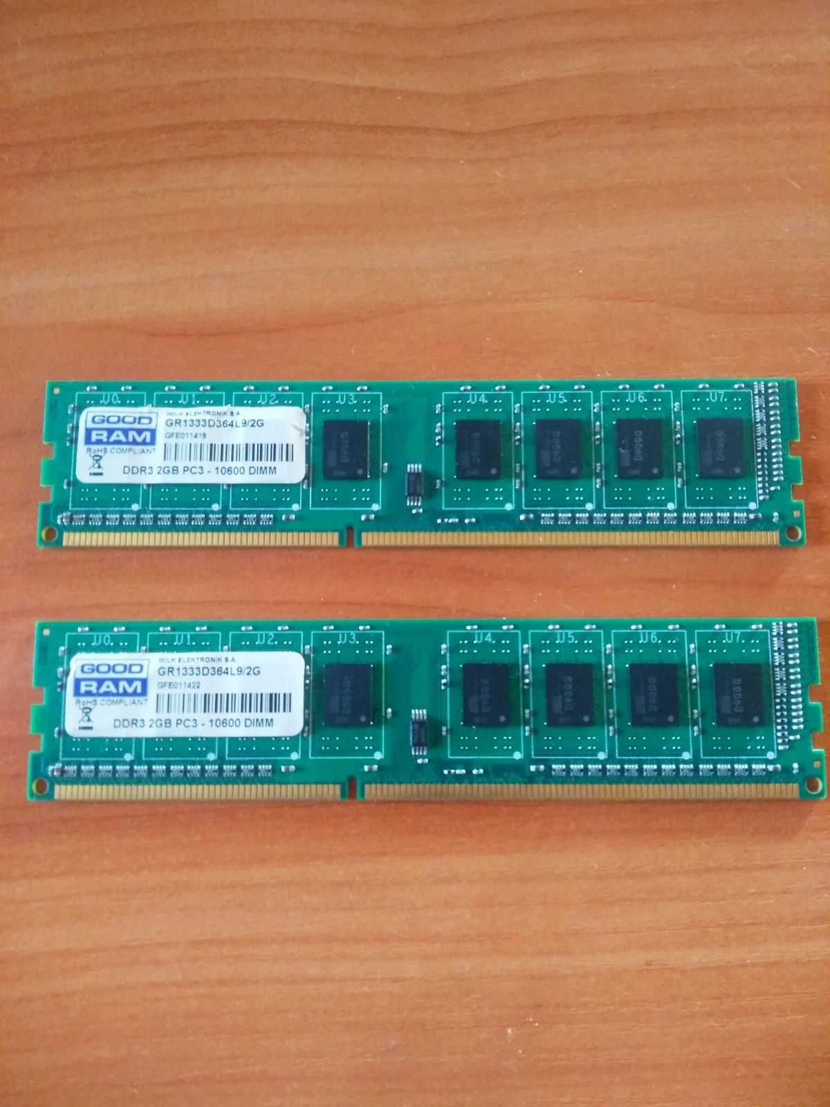 DDR3 1333 GoodRAM 2G + 2G