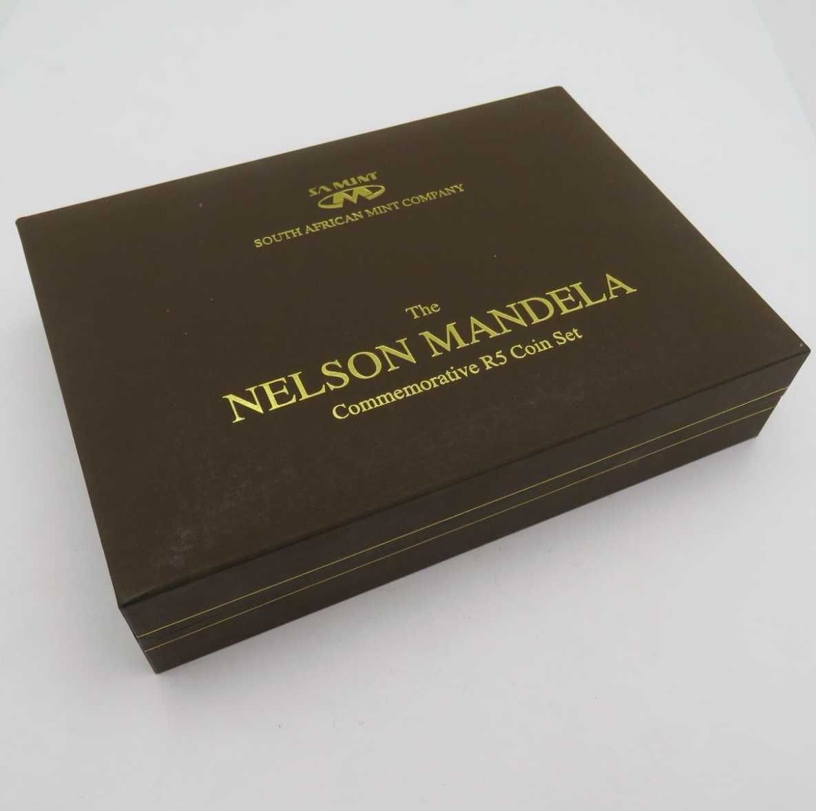 Nelson Mandela Moeda R5 comemorativa com certificado