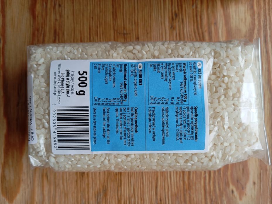 Ryż do sushi BIO 6x500g