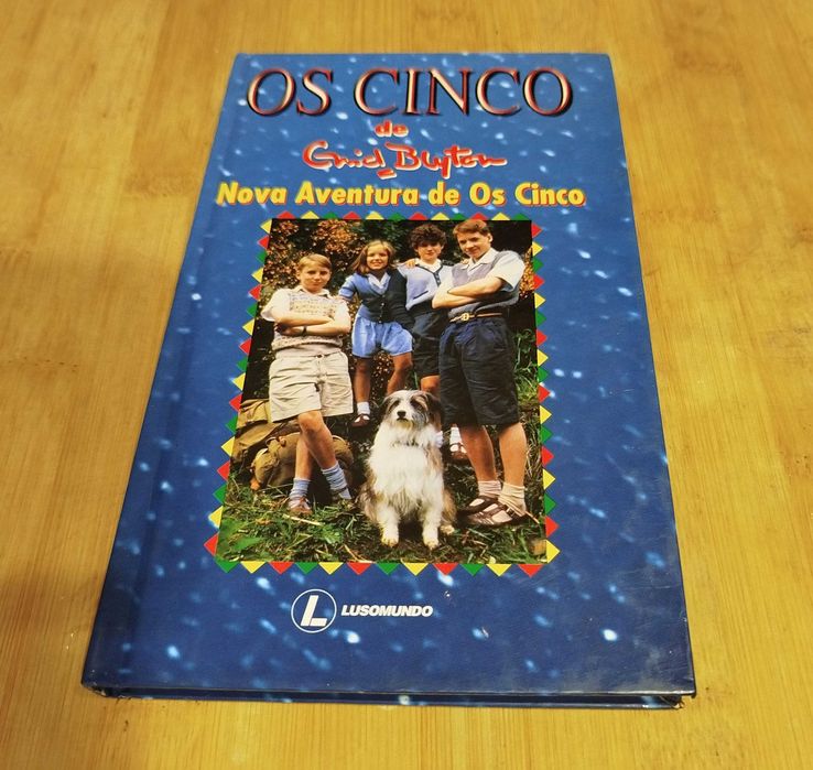 Livros antigos D´Os Cinco de Enid Blyton