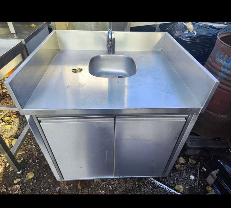 Zlew gastronomiczny nierdzewny