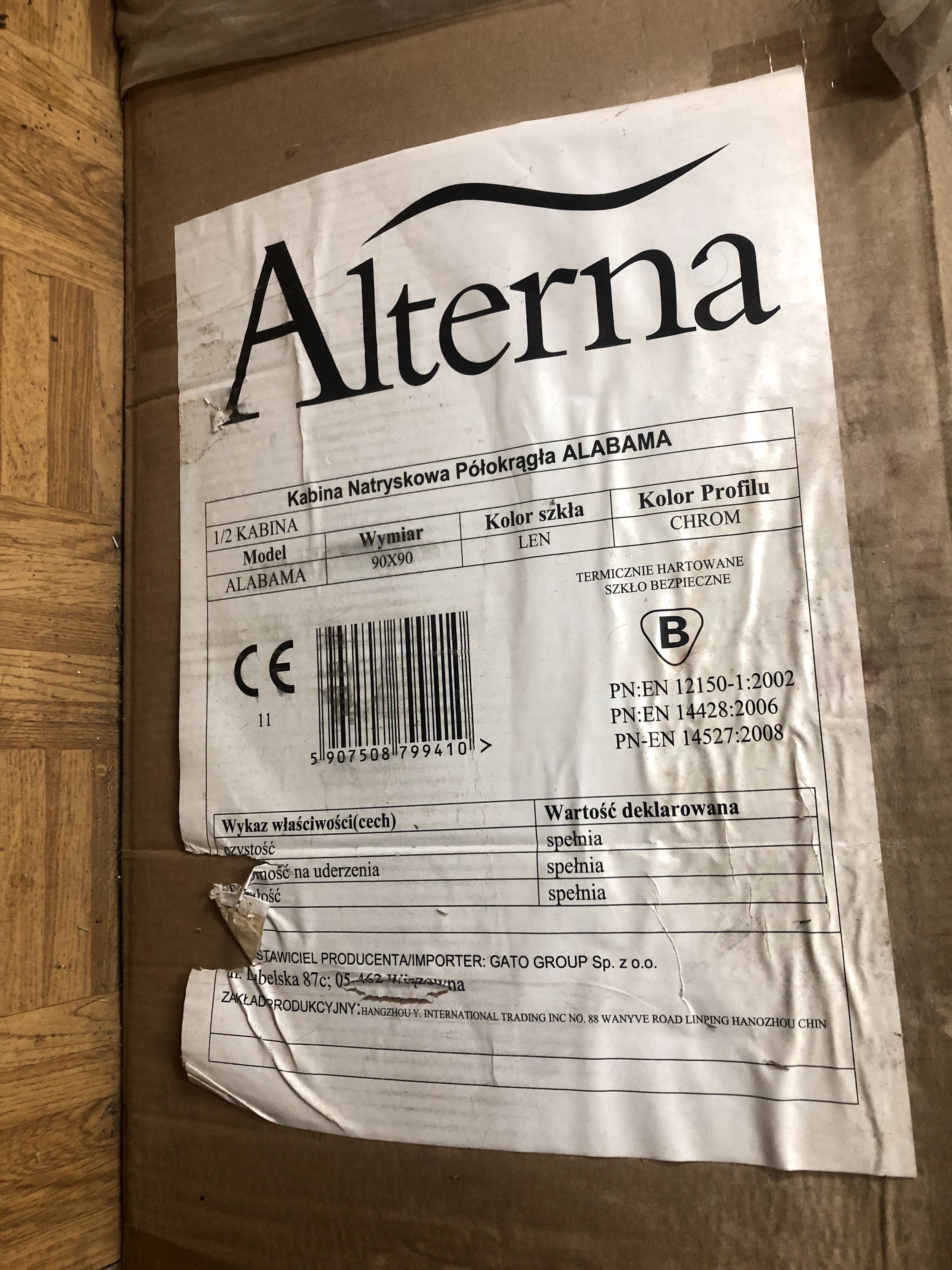 Kabina natryskowa Alterna NOWA