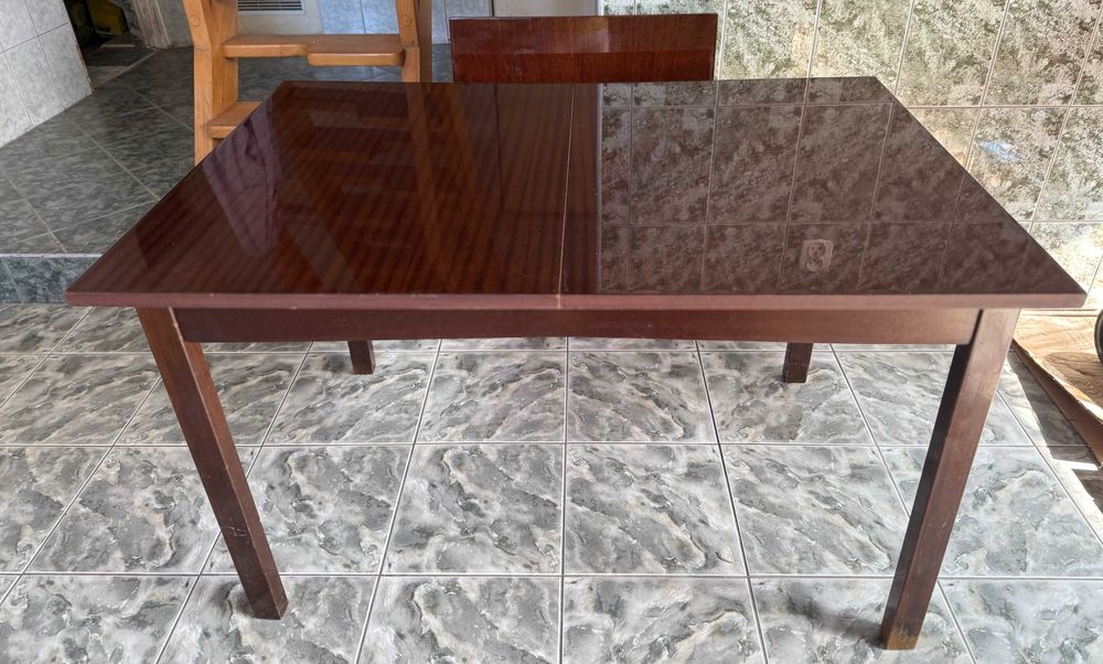 Stol 3-czesciowy rozkladany z lat 70