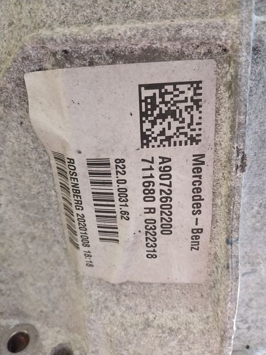 Skrzynia biegów Mercedes Sprinter A907 z pompą,,wywrotka,podnośnik Gsr