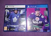 Zestaw 2 gier NHL 20 i NHL 22 PS 4 PS 5