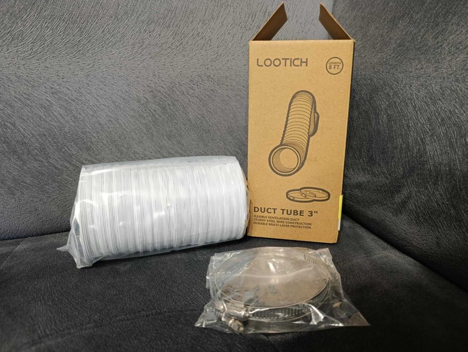 Wąż wentylacyjny 2,5m elastyczny Ø 80mm