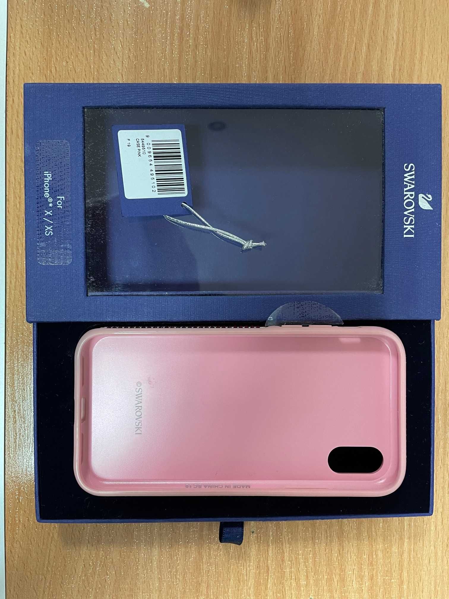 Etui case Swarovski Iphone X kolor różowy -oryginał