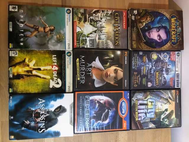 Ігри на DVD для РС 22шт
