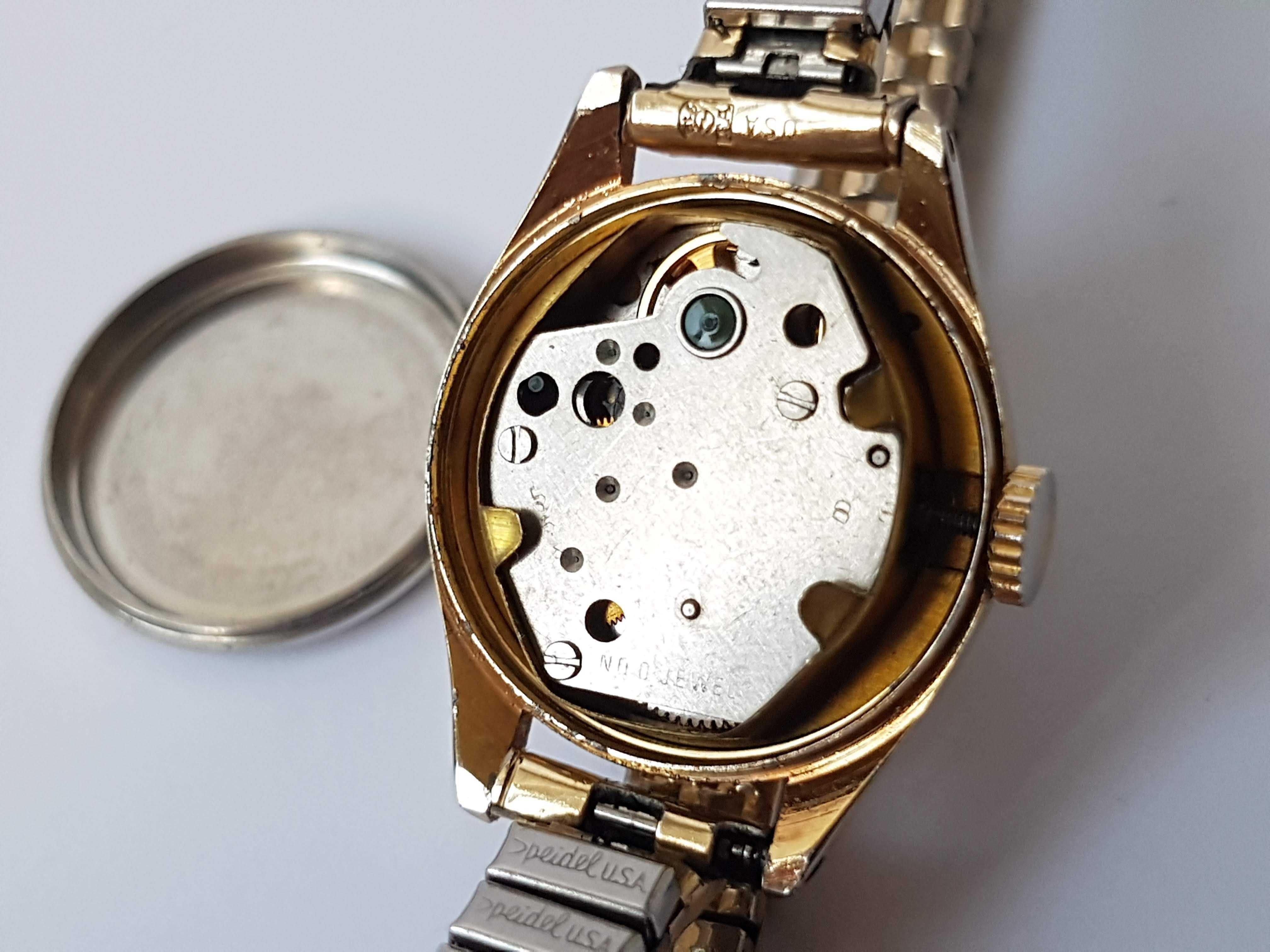 Годинник Parmex, механіка, браслет Speidel USA,позолота,70-ті. Вінтаж.