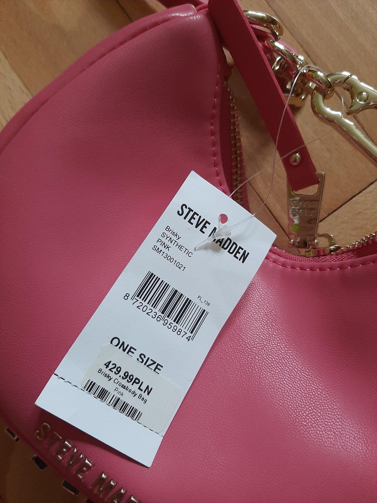 Torebka Steve Madden złote zdobienia