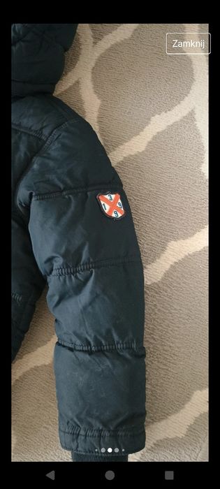 Kurtka zimowa firmy h&m rozmiar 122