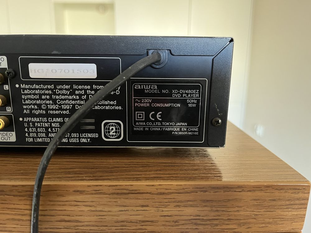 Odtwarzacz DVD AIWA Model NO. XD-DV480EZ