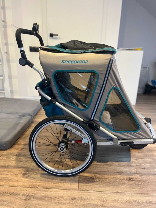 Przyczepka rowerowa dwuosobowa Qeridoo Speedkidz 2019 r.