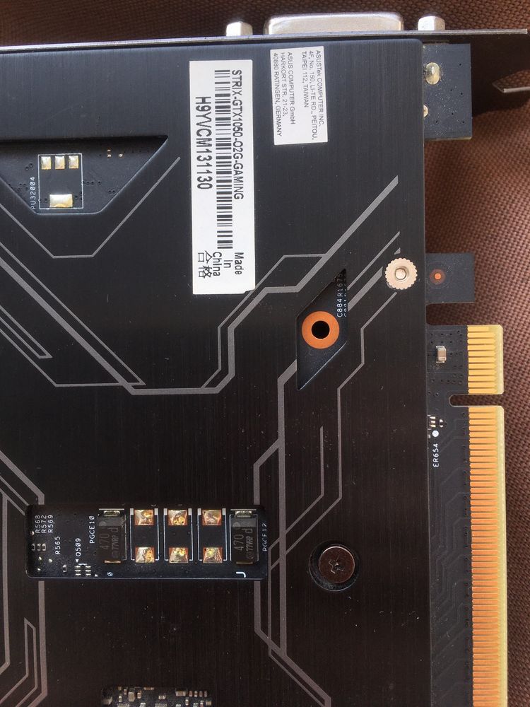 Nvidia Asus Strix Gaming GTX 1050 2Gb