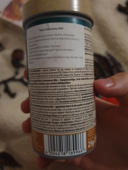 Pokarm dla żółwi wodno lądowego kryl