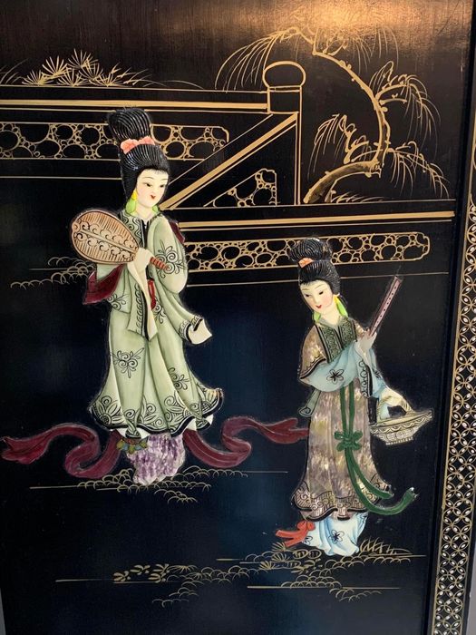 Grande biombo oriental