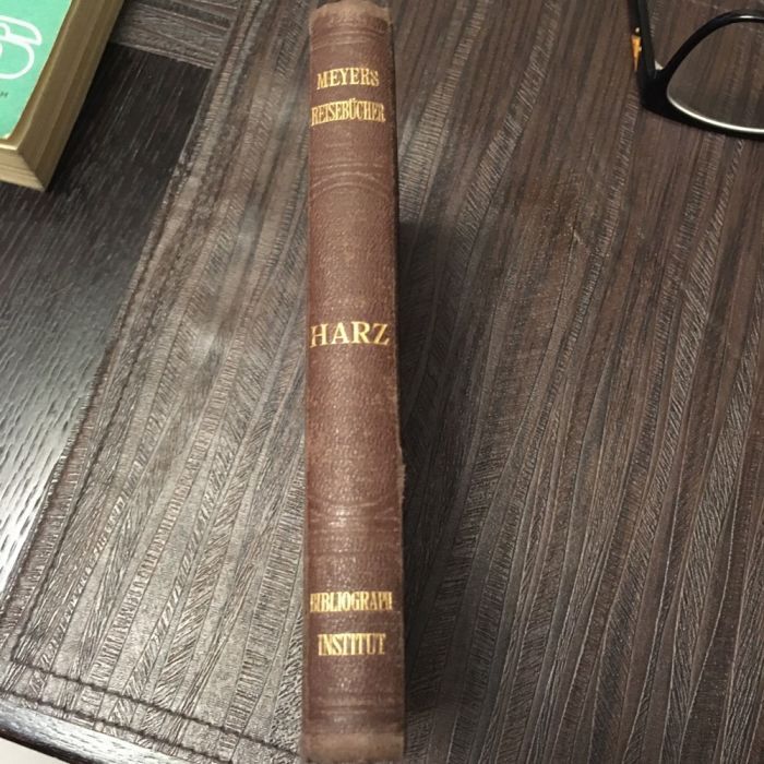 książka w języku niemieckim z 1909 roku tytuł HARZ