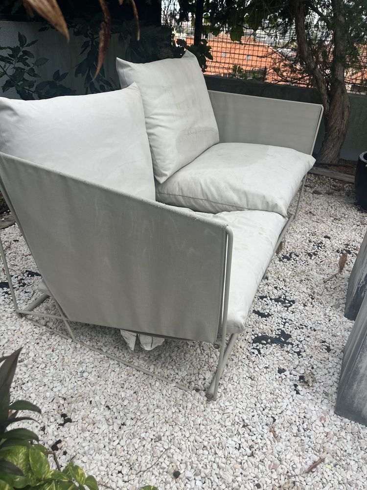 Sofa branco exterior