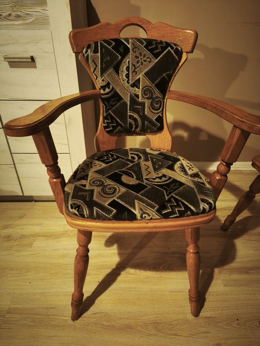 Krzesło ozdobne tapicerowane