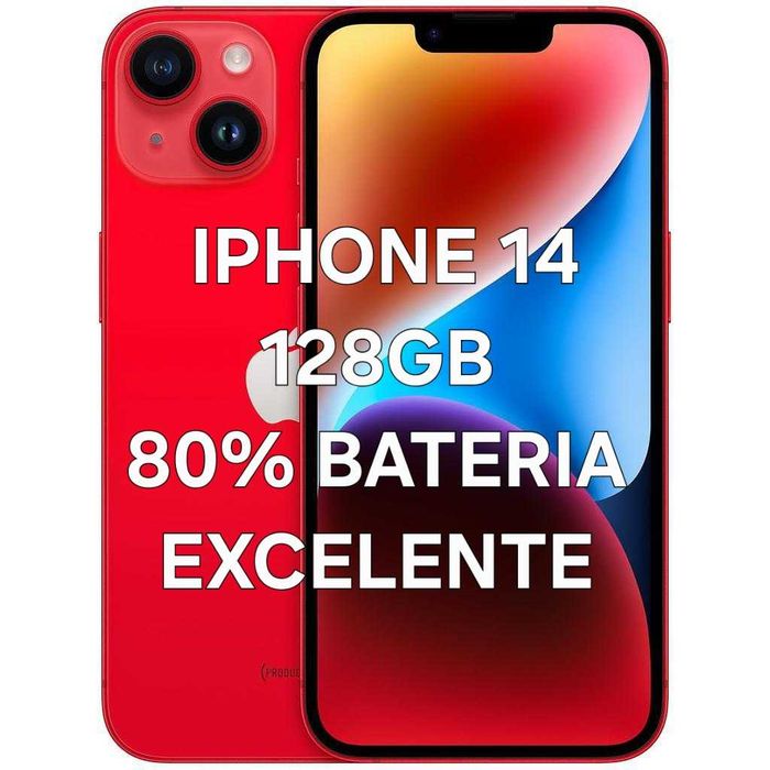 Iphone 14 128gb. 80% Bateria. Excelente