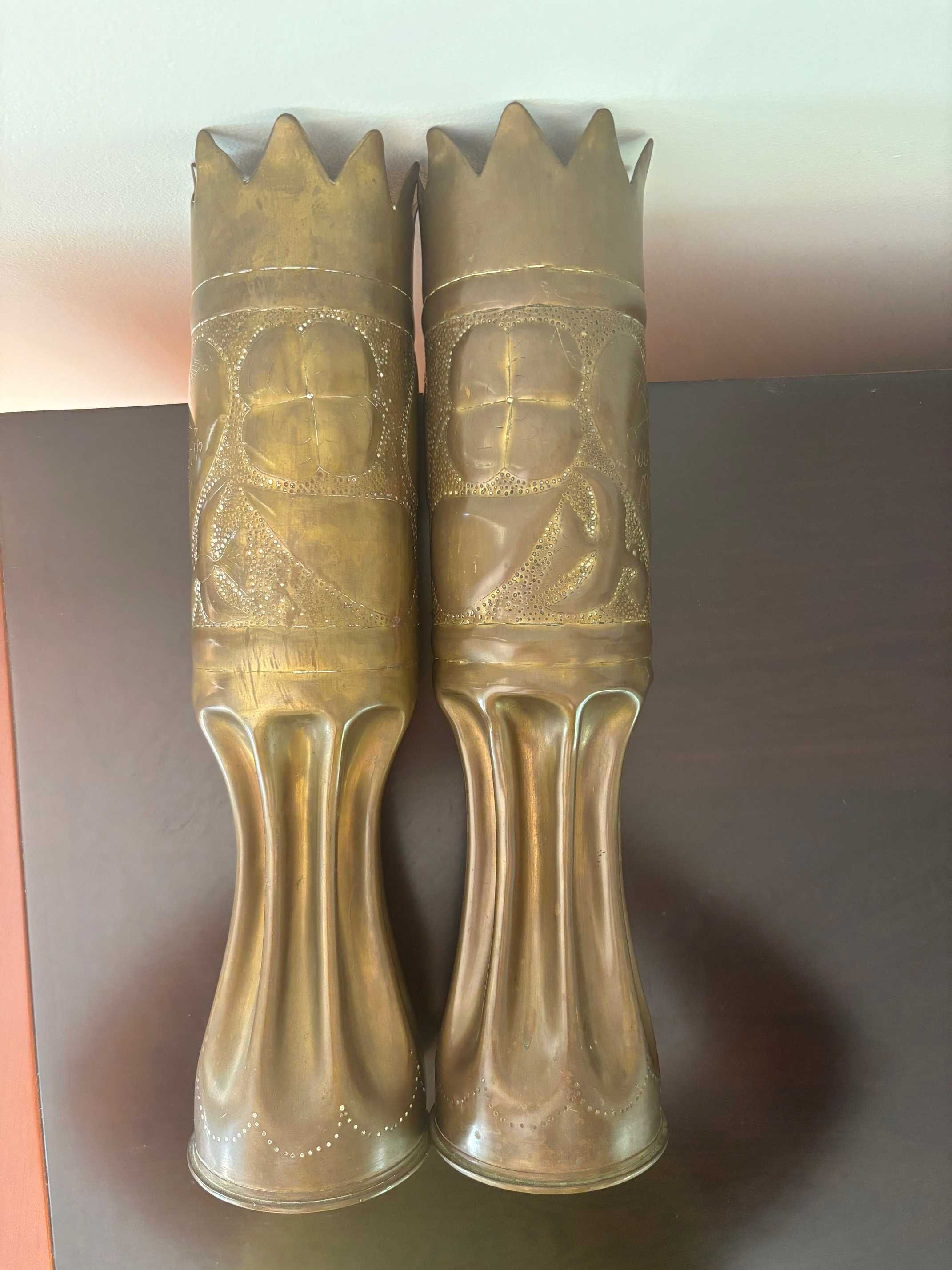 Troféu de 1914/1918 Conjunto decorativo peculiar em cobre