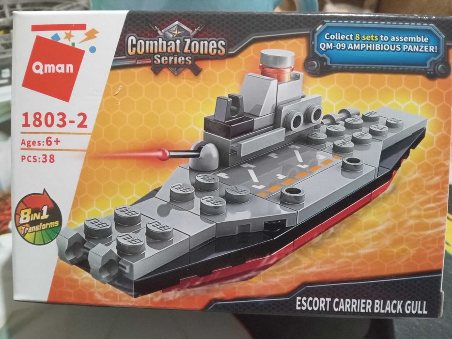 Дитячий конструктор корабель- Qman 1803-2