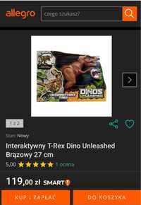 Duży interaktywny dinozaur . Nowy !