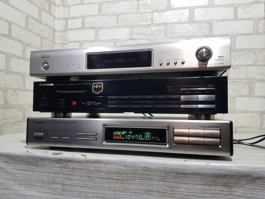 Стерео FM/AM тюнер ONKYO, DENON, PIONEER, б/у з Німеччини